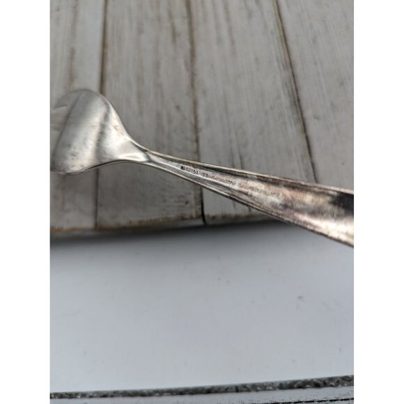 Oneida Community Silverplate Enchandment Gentle Rose Flatware Cold Meat Fork - Picture 7 of 7